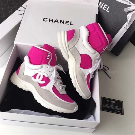 chanel trainers women's|chanel high top sneakers 2021.